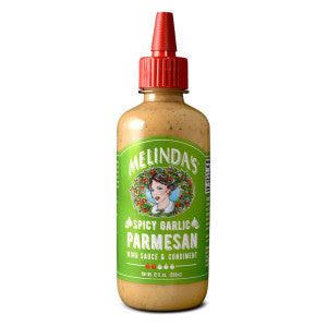 MELINDA'S SAUCE SPICY GARLIC PARMESAN 12 OZ SQUEEZE BOTTLE