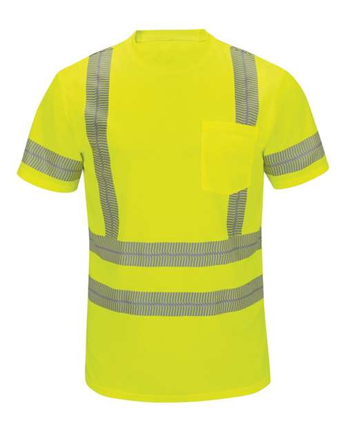 Red Kap Men's High Visibility Short Sleeve T-Shirt