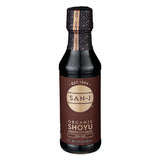 SAN J BRONZE LABEL ORGANIC SHOYU 10 OZ BOTTLE