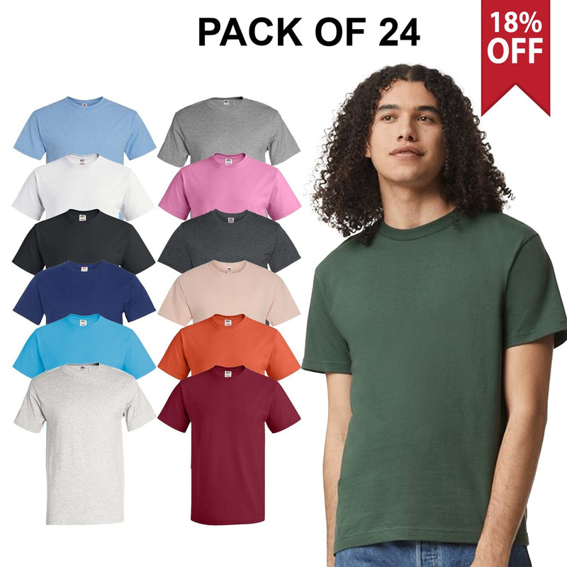 24 Pack: American Apparel® Heavyweight Cotton Crewneck Short Sleeve Tee