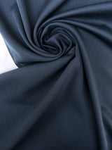 Blue Wool Polyester Twill