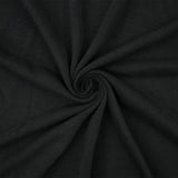 1 Yard Black Washed Modal Polyester Spandex Tissue Jersey Knit Fabric Soft Stretch 60 Inches Width