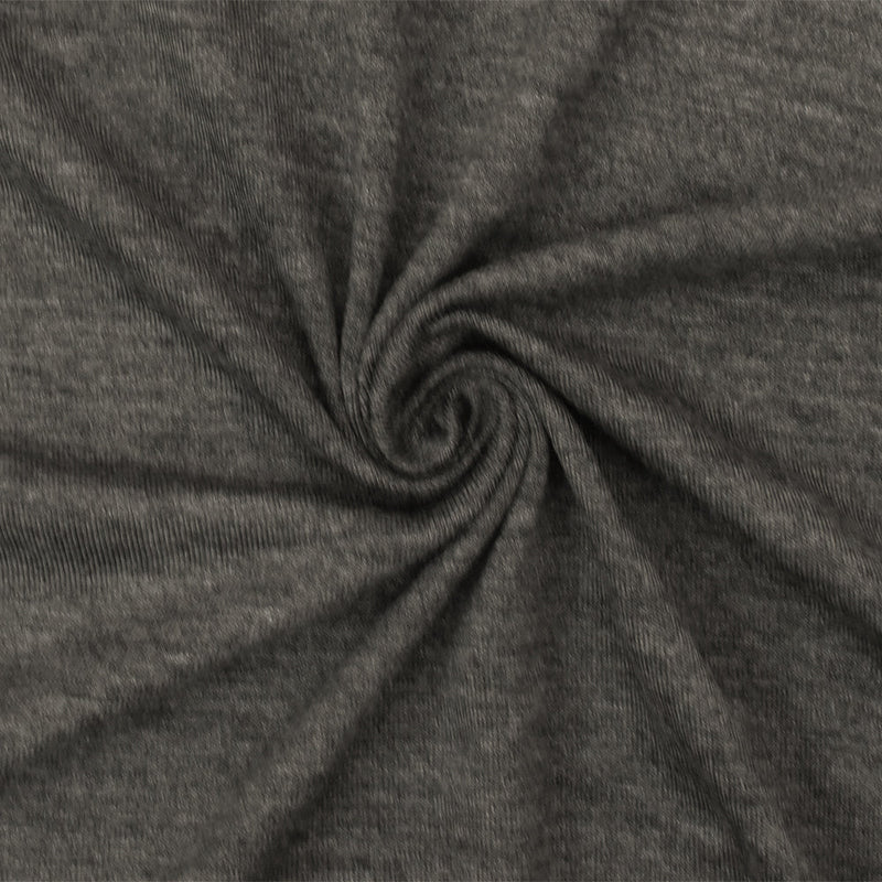 1 Yard Faded Gray Crinkle Stretch Jersey Knit Fabric 53 Inches
