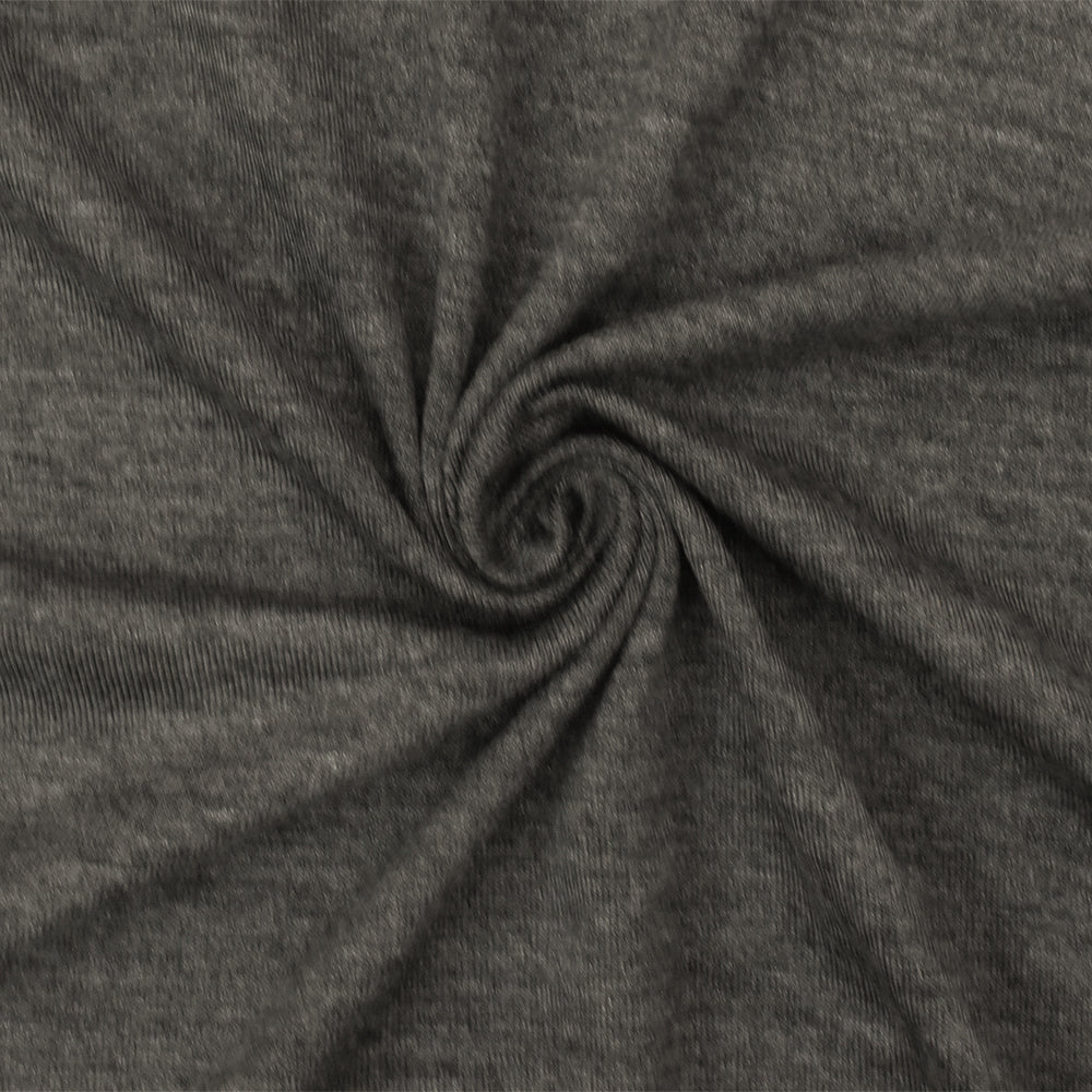 1 Yard Faded Gray Crinkle Stretch Jersey Knit Fabric 53 Inches