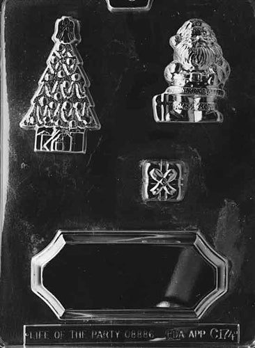 Christmas Centerpiece Chocolate Mold - LPC174