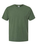 Camiseta de manga corta teñida de prenda para hombre