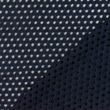 1 Yard Navy Blue Spandex Polyester Athletic Mesh Knit Fabric For Activewear And Dresses 58 Inches Width