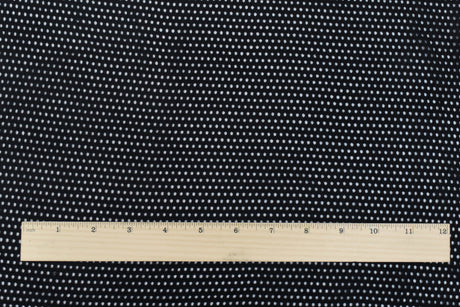 1 yarda de tela de punto de malla atlética de poliéster con spandex negro para ropa deportiva y blusas, ancho de 58 pulgadas