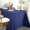 Floral Damask Jacquard Rectangular Tablecloth