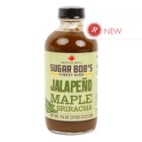 SUGAR BOB'S JALAPENO MAPLE SRIRACHA HOT SAUCE 9.6 OZ BOTTLE