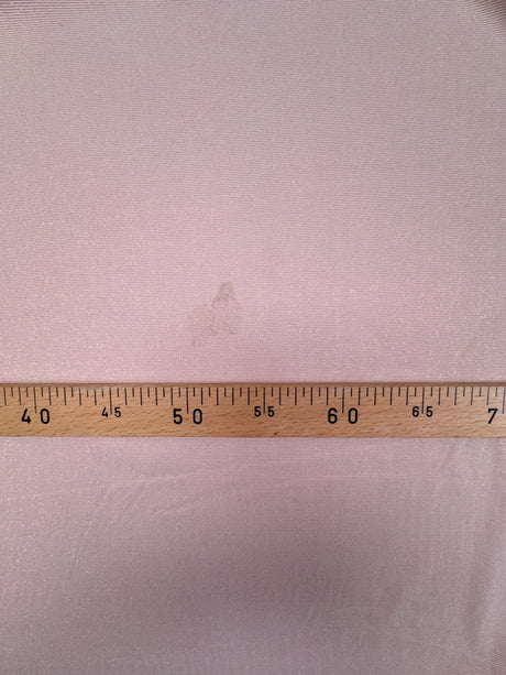 Beige Golden Knitted Fabric Polyamide Lurex Elastane