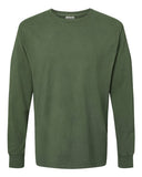 Unisex Garment-Dyed Crewneck Long Sleeve T-Shirt