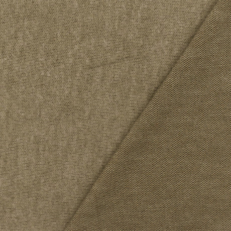 1 Yard Camping Brown Solid Stretch Poly Brushed Jersey Knit Fabric 60 Inches Wide
