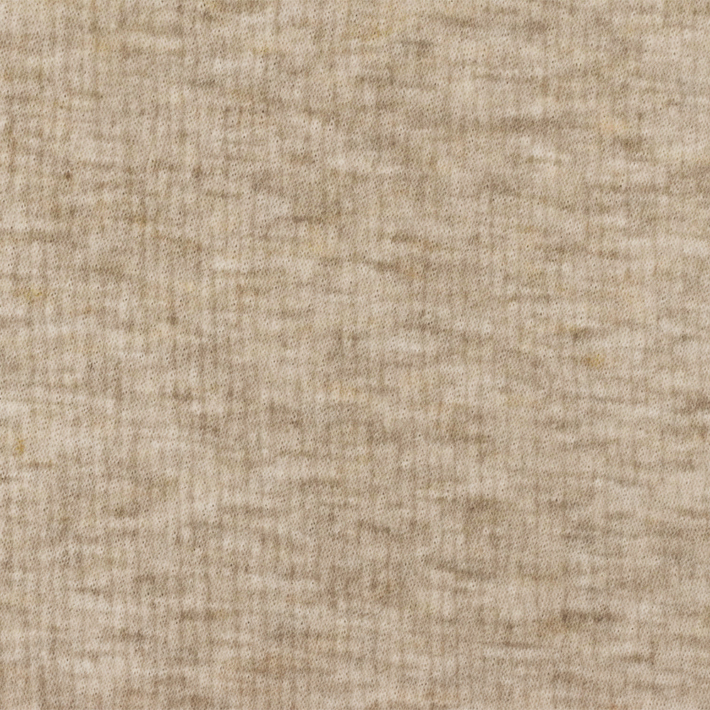 1 Yard Textured Crinkle Stretch Polyester Jersey Knit Fabric in Beach Beige Gray White 56 Inches Width