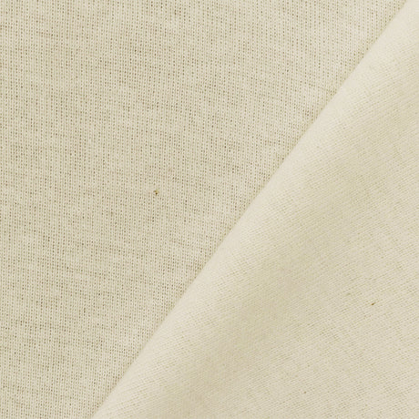 1 Yard Rice Ivory Stretch Cotton Jersey Knit Fabric for Tees Blouses Dresses and Activewear 55 Inches Width