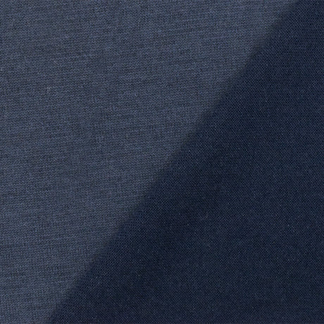1 Yard Dusty Navy Blue Stretch Polyester Jersey Knit Fabric for Tees Blouses and Dresses 58 Inches Width
