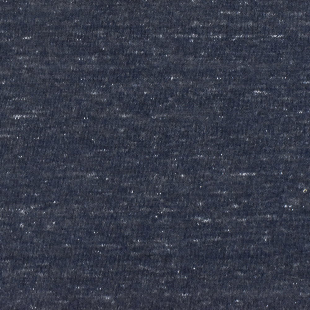 1 Yard Stretch Double Knit Fabric Faded Navy-White 57 Inches