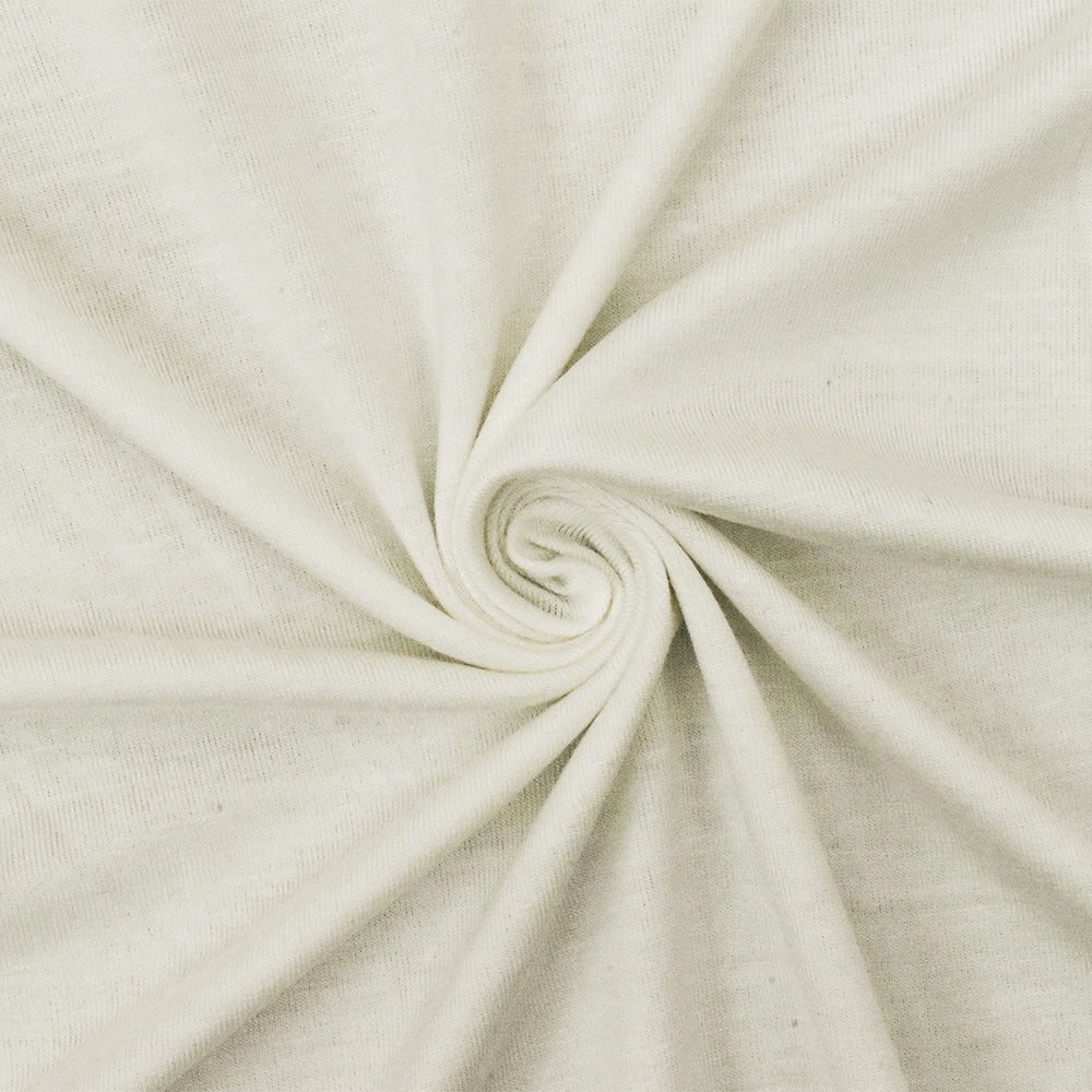 1 Yard Angel Ivory Rayon Stretch Jersey Knit Fabric Soft Flexible Lightweight Fabric 58 Inches Width