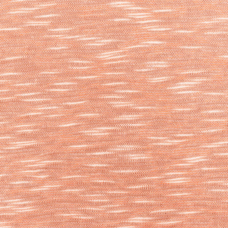 1 Yard Orange White Slub Stretch Spandex Rayon Jersey Knit Fabric For Blouses And Overlays 58 Inches Width