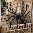 96" Spider Web With Spider Halloween Decoration