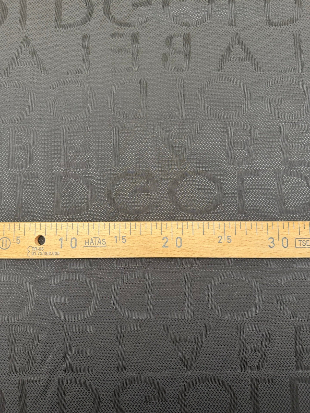 Viscose Cupro Lining Fabric Black Graphic