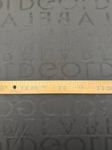 Viscose Cupro Lining Fabric Black Graphic