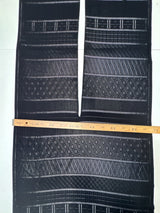 Black Polyamid Elastane Jacquard Knit