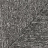 1 Yard Simple Gray & Black Gray Slub Stretch Jersey Knit Fabric, 60 Inches Wide