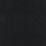 1 Yard Pitch Black Solid Stretch Brushed 2 by 2 Rib Knit Fabric 58 Inches Wide