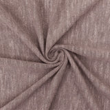 1 Yard Old Mauve Slub Stretch Brushed Jersey Knit Fabric, 58 Inches Wide
