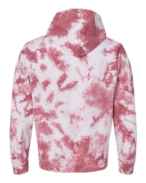 Blended Tie-Dyed Hooded Sweatshirt