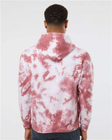 Blended Tie-Dyed Hooded Sweatshirt