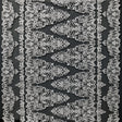 Beaded Corded Lace Fabric White Ivory