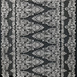 Beaded Corded Lace Fabric - White, Ivory, 51" Width (1 Yard)