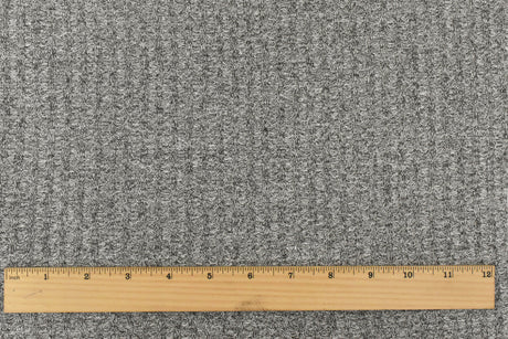 1 Yard Nature Black White Texture Stretch Rib Waffle Knit Fabric 58 Inches Wide