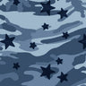 Printed Spandex Camo Star Fabric