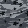 Printed Spandex Camo Star Fabric