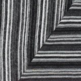 1 Yard Classic Black White Gray Stripe Stretch Brushed Face Jersey Knit Fabric 58 Inches Wide