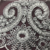 Corded Embroidered Lace Trim
