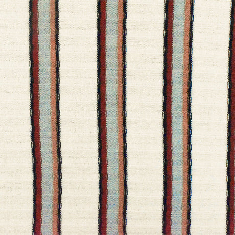 1 Yard Multi Stripe Stretch Rib Knit Off White, Wine Red, Fog Blue, Blue Black, Carmel Beige Matte Finish 57 Inches Width