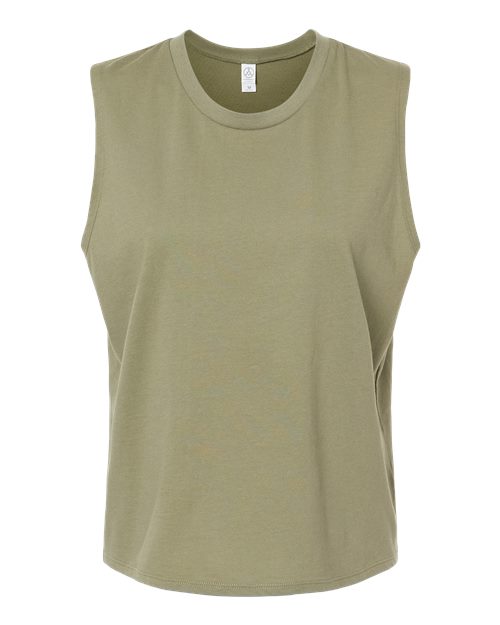 Women's Cotton Jersey Go-To Crop Muscle Tank