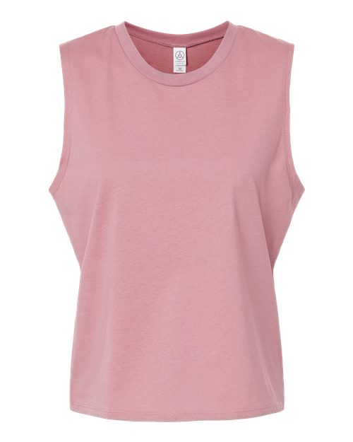 Women's Cotton Jersey Go-To Crop Muscle Tank