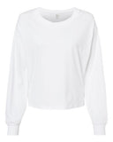 Women's Cotton Jersey Long Sleeve Crop Tee