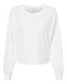 Women's Cotton Jersey Long Sleeve Crop Tee