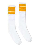 USA-Made Striped Crew Socks