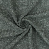 1 Yard Charcoal, Gray & White Rib Knit Fabric Textured Stretch for Apparel & Activewear 62 Inches Wide