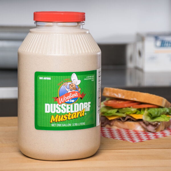 Woeber's 1 Gallon Dusseldorf Mustard - 4/Case