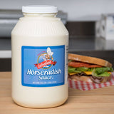 Woeber's 1 Gallon Horseradish Sauce - 4/Case