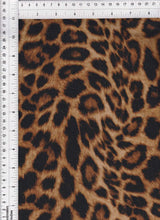 1 Yard French Terry Animal Print Knit Fabric 200 GSM, 58/60? Wide Polyester Rayon Spandex Blend