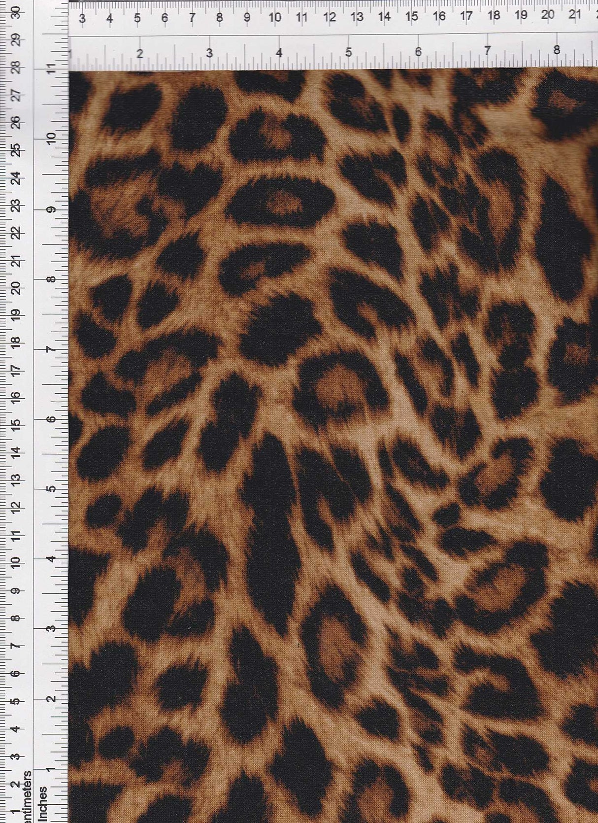 Animal Print Stretch Knit Fabric Amber